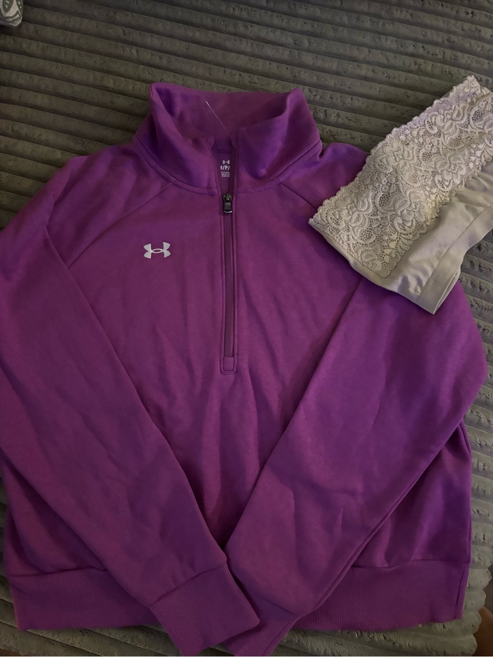 Under Armour Women's Purple Half-Zip Pullover